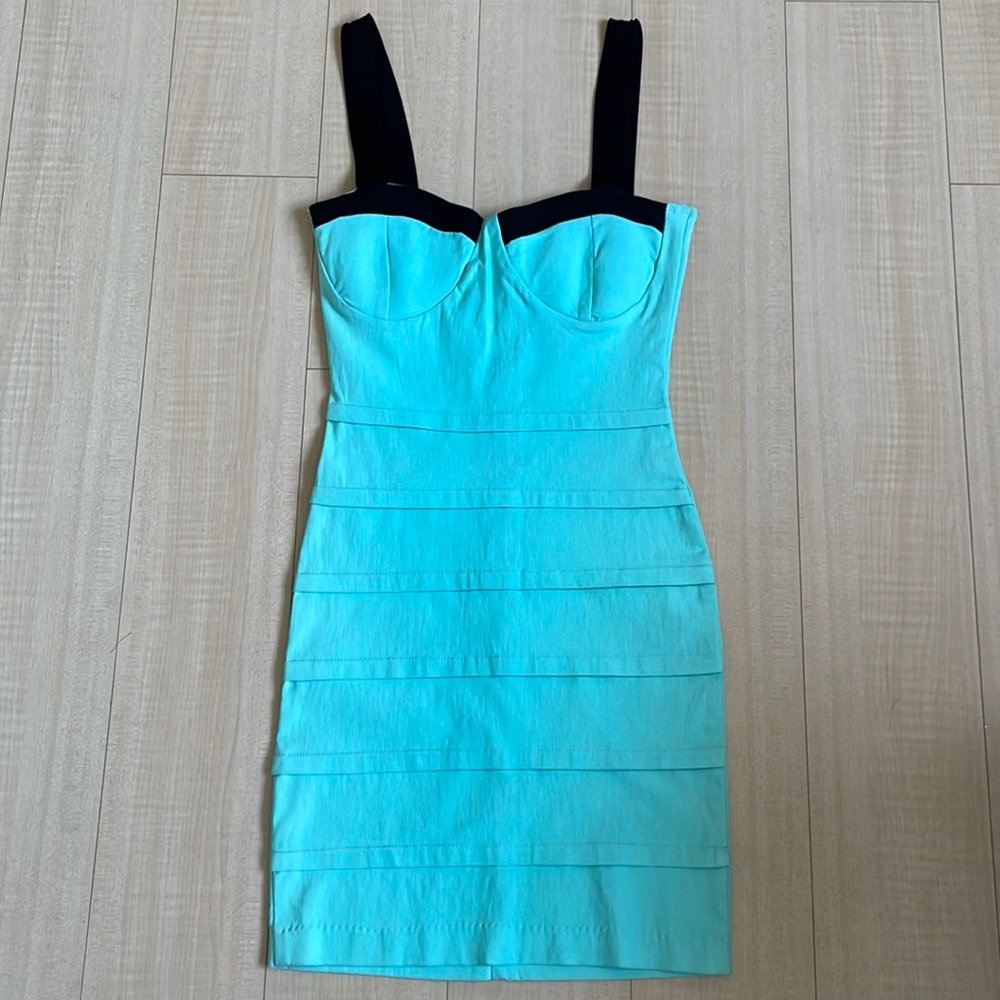 Mint color dress